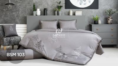 Bộ ga Hanvico phủ thêu Blue Sky - BSM103