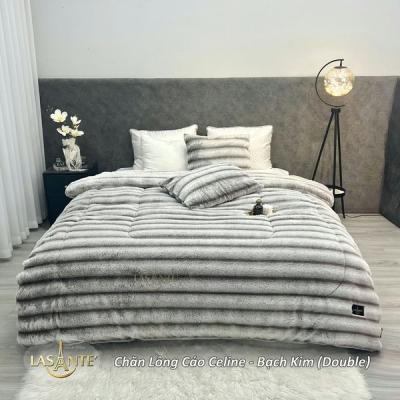 Chăn lông cáo Lasante Celine bạch kim (Doulble)