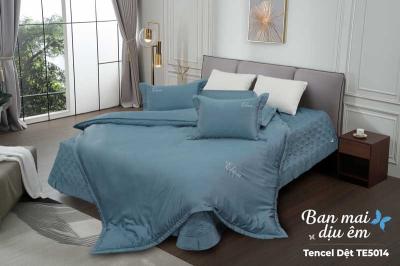 Bộ ga chun chần Tencel dệt Elan TE5014