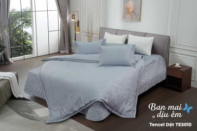 Bộ ga chun chần Tencel dệt Elan TE5010