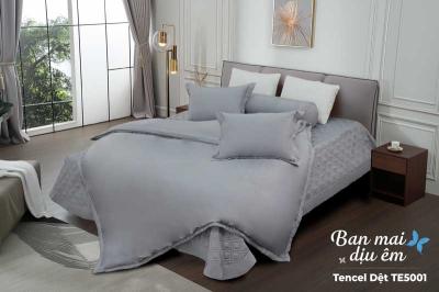 Bộ ga chun chần Tencel dệt Elan TE5001