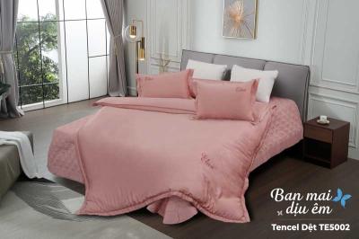 Bộ ga chun chần Tencel dệt Elan TE5002