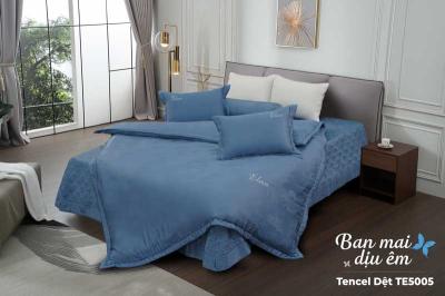 Bộ ga chun chần Tencel dệt Elan TE5005