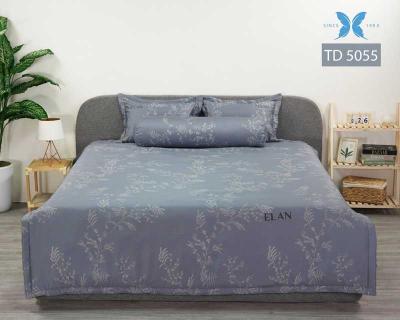 Bộ ga chun chần Elan Tencel in cao cấp TD5055