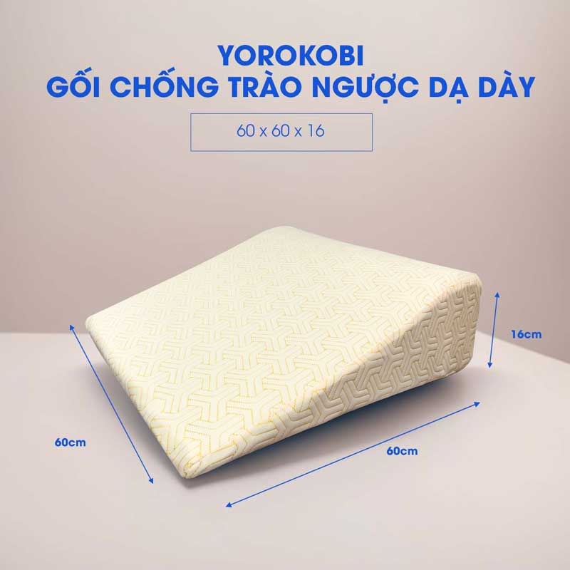 Gối chống trào ngược dạ dày Yorokobi - cao 16cm