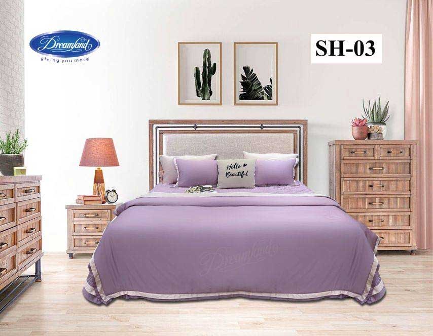Bộ ga phủ Dreamland Tencel Luxury SH03