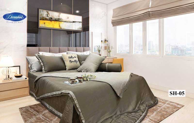 Bộ ga phủ Dreamland Tencel Luxury SH05