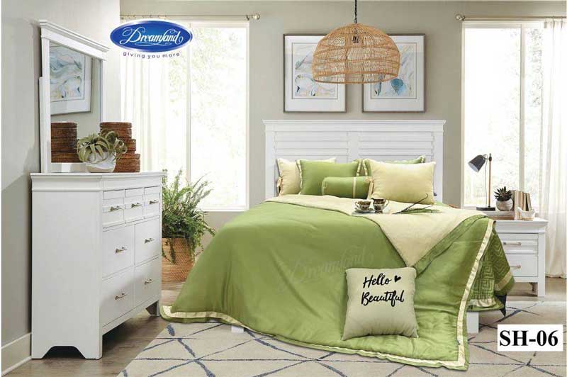 Bộ ga phủ Dreamland Tencel Luxury SH06