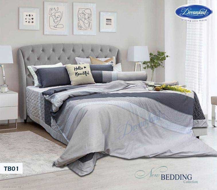 Bộ ga phủ Dreamland Tencel Bamboo TB01