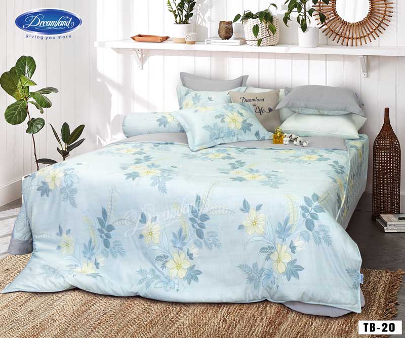 Bộ chăn ga Dreamland Tencel Bamboo TB20